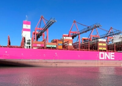 <strong>El buque japonés One Amazon arribó al Puerto de Dock Sud</strong>