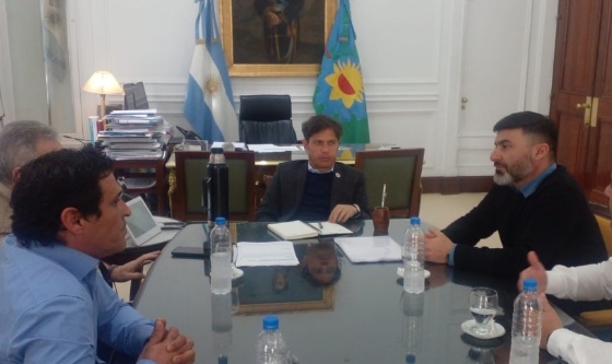 Gremios portuarios se reunieron con Kicillof y expresaron el apoyo a la gestión de Alvaro en Puerto Quequén