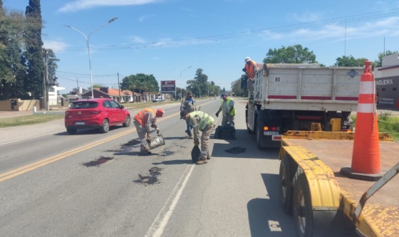 En Santa Fe, Vialidad Nacional avanza con la rehabilitación de la RN 11