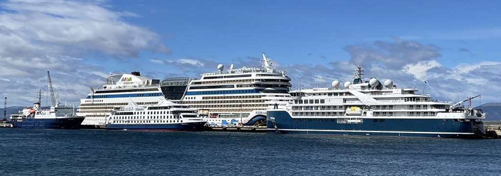 El puerto de Ushuaia a “full” en la temporada de cruceros