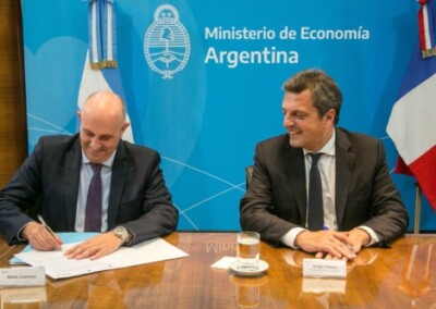 Se firmó un préstamo con la Agencia Francesa de Desarrollo para cofinanciar la modernización de la línea Belgrano Sur