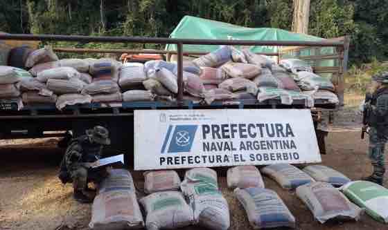 Misiones: Prefectura secuestró más de siete toneladas de soja