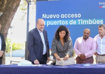 Dos empresas se presentaron para la licitación para el acceso del tránsito pesado al Puerto de Timbúes