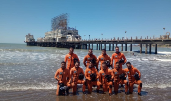 Curso nadador de rescate: Prefectura formó a nuevos profesionales