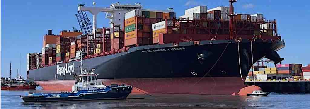 El Puerto de Dock Sud recibió el buque más grande en su historia