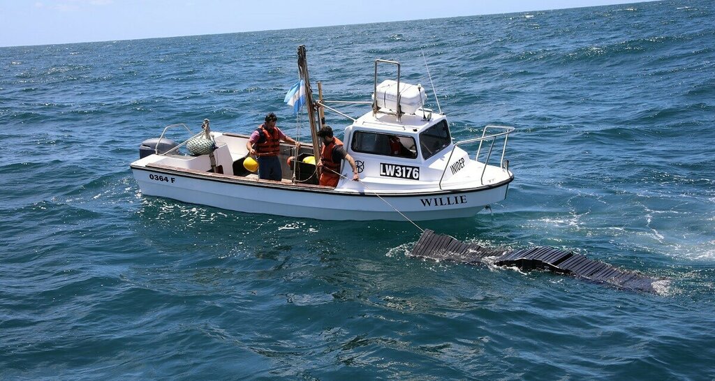 Imágenes satelitales para detectar plástico en la superficie del Mar Argentino