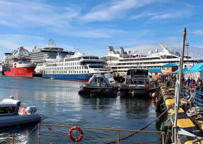 Puerto de Ushuaia: avanza el proyecto de ampliación de los muelles de catamaranes