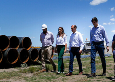 Avanza la obra para traer más crudo desde Vaca Muerta a Puerto Rosales