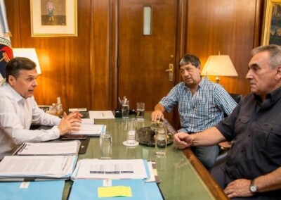 Giuliano y Schmid se reunieron para hablar de la VNT y el puerto de Buenos Aires