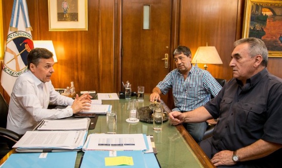 Giuliano y Schmid se reunieron para hablar de la VNT y el puerto de Buenos Aires