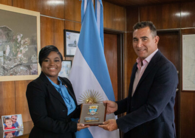 Transporte: el subsecretario Hogan recibió a autoridades de Bahamas