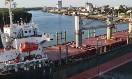 Llegó el segundo buque del año al puerto de Concepción del Uruguay