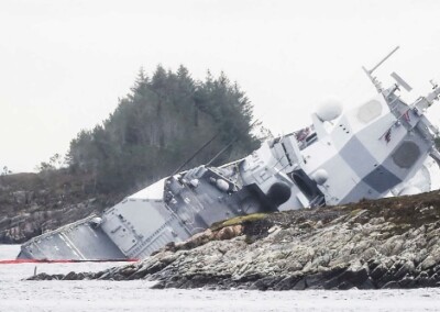 Un oficial naval noruego será juzgado por la colisión entre un buque de querra y un petrolero, en 2018