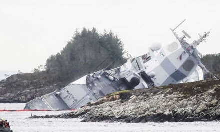 Un oficial naval noruego será juzgado por la colisión entre un buque de querra y un petrolero, en 2018