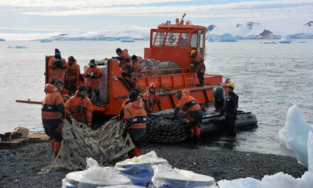 Se reabasteció la Base Conjunta Antártica Petrel