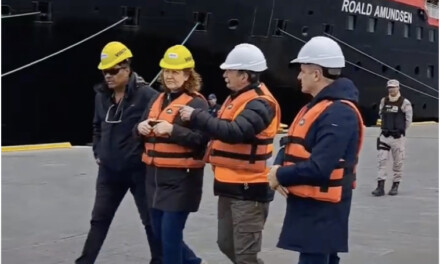 Recorrido por la etapa final de obra en el puerto de Ushuaia