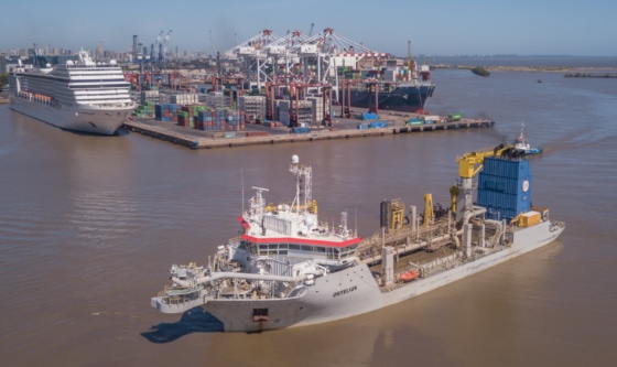 <strong>Compañía Sud Americana de Dragados, clave en la reactivación de la temporada de cruceros 2023 en Buenos Aires</strong>