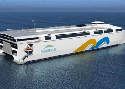 Buquebus tendrá el ferry eléctrico más grande del mundo