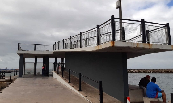 <strong>Puerto Quequén instaló nueva estructura en el Mirador Terraza Norte</strong>