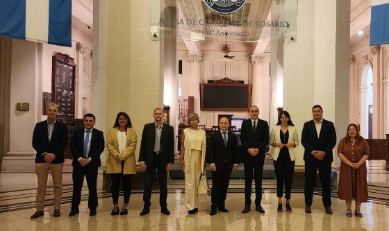 La BCR recibió la visita del embajador argentino en Egipto