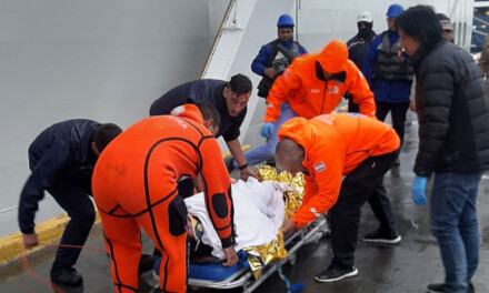 Ushuaia: Prefectura rescató a un tripulante de un crucero