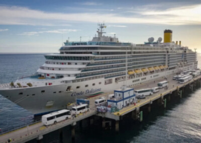 Con alrededor de 2000 pasajeros arribó a Puerto Madryn el crucero Costa Deliziosa 