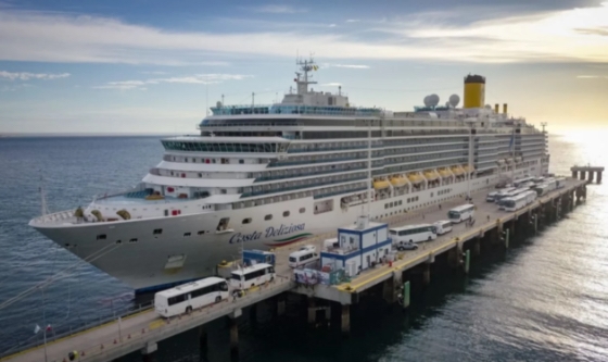 Con alrededor de 2000 pasajeros arribó a Puerto Madryn el crucero Costa Deliziosa&nbsp;
