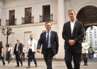 Giuliano, en Chile, mantuvo un encuentro con su par de Transporte para potenciar el transporte argentino