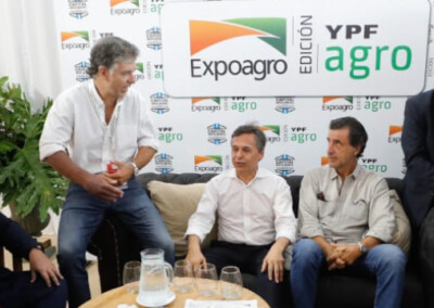 Giuliano en Expoagro afirmó que pronto se enviarán los pliegos del Canal Magdalena