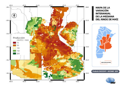 Expoagro: presentan mapas satelitales de acceso libre y gratuito  para el sector agropecuario