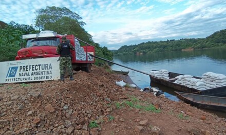 Prefectura secuestró un cargamento de granos en la costa del río Uruguay