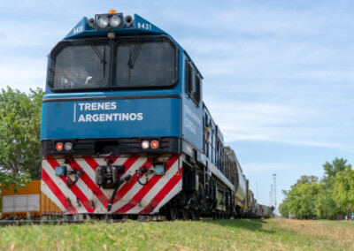 Trenes argentinos  con récord en toneladas transportadas