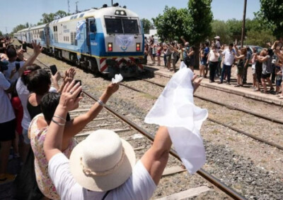 Luego de 30 años, volvió el tren a Mendoza