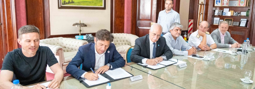 Taiana y Kicillof firmaron un acuerdo para que los astilleros Tandanor y Río Santiago construyan diversos medios navales para la Armada Argentina