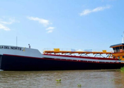 El primer barco arenero híbrido eléctrico de Argentina está listo para trabajar