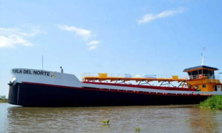 El primer barco arenero híbrido eléctrico de Argentina está listo para trabajar