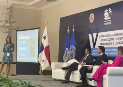 Carla Monrabal expuso en la V Conferencia Hemisférica sobre Competitividad, Innovación y Logística
