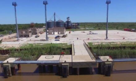 La obra Puerto Las Palmas, en Chaco, está en su última fase