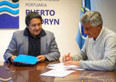 Puerto Madryn firma convenio marco de colaboración con la Agencia Argentina de Inversiones y Comercio Internacional 