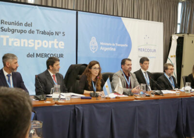 Argentina recibió a las delegaciones de transporte de Brasil, Chile, Paraguay y Uruguay
