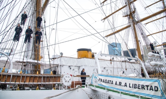 La Fragata «Libertad» inicia el 51º viaje de instrucción