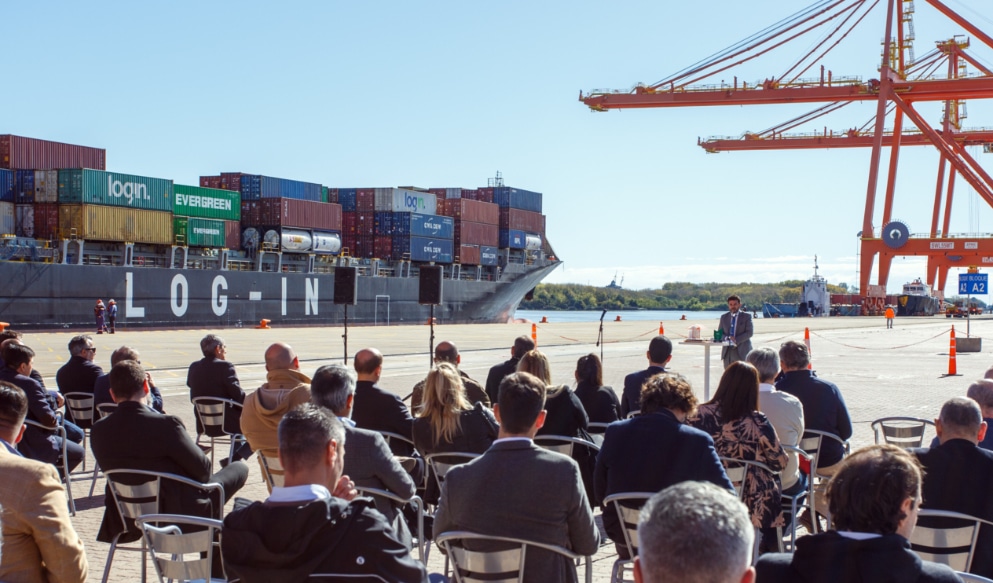 TecPlata celebró el cuarto aniversario de operaciones exitosas con la naviera brasileña Log-In