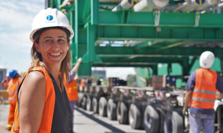 Carla Monrabal cumple tres años como presidenta del Puerto Dock Sud