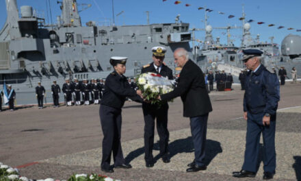 Homenaje al crucero ARA “General Belgrano” a 41 años de su hundimiento durante la Guerra de Malvinas