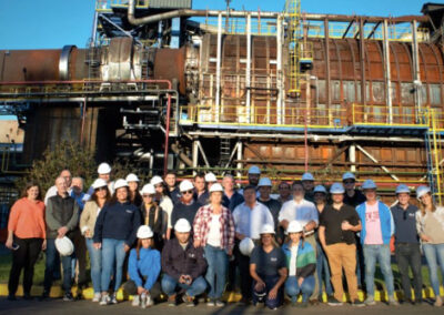 Puerto La Plata e integrantes del  Consejo Consultivo visitaron las instalaciones de la planta Copetro