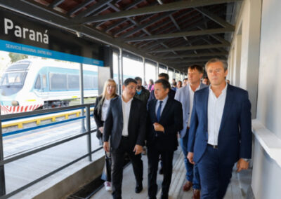 Reapertura de la estación ferroviaria Paraná