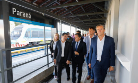 Reapertura de la estación ferroviaria Paraná