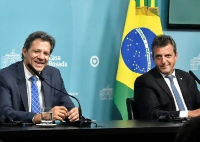 Massa negociará con Brasil el pago en pesos