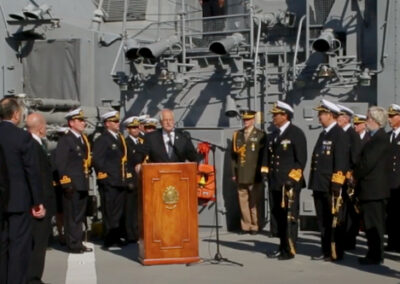 En el Día de la Armada Argentina, Taiana destacó la importante recuperación de medios navales