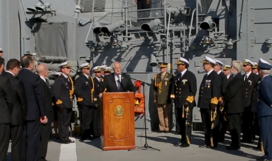 En el Día de la Armada Argentina, Taiana destacó la importante recuperación de medios navales